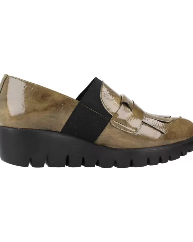 WONDERS Mocasines De Mujer Iris Verde Cheap