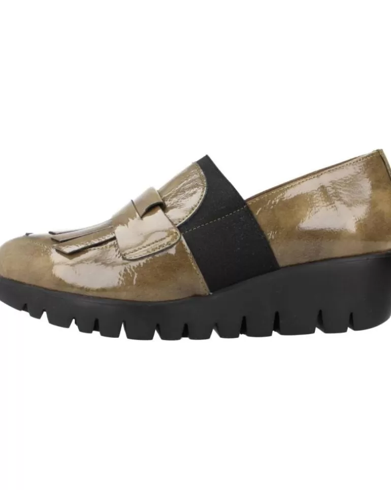WONDERS Mocasines De Mujer Iris Verde Cheap