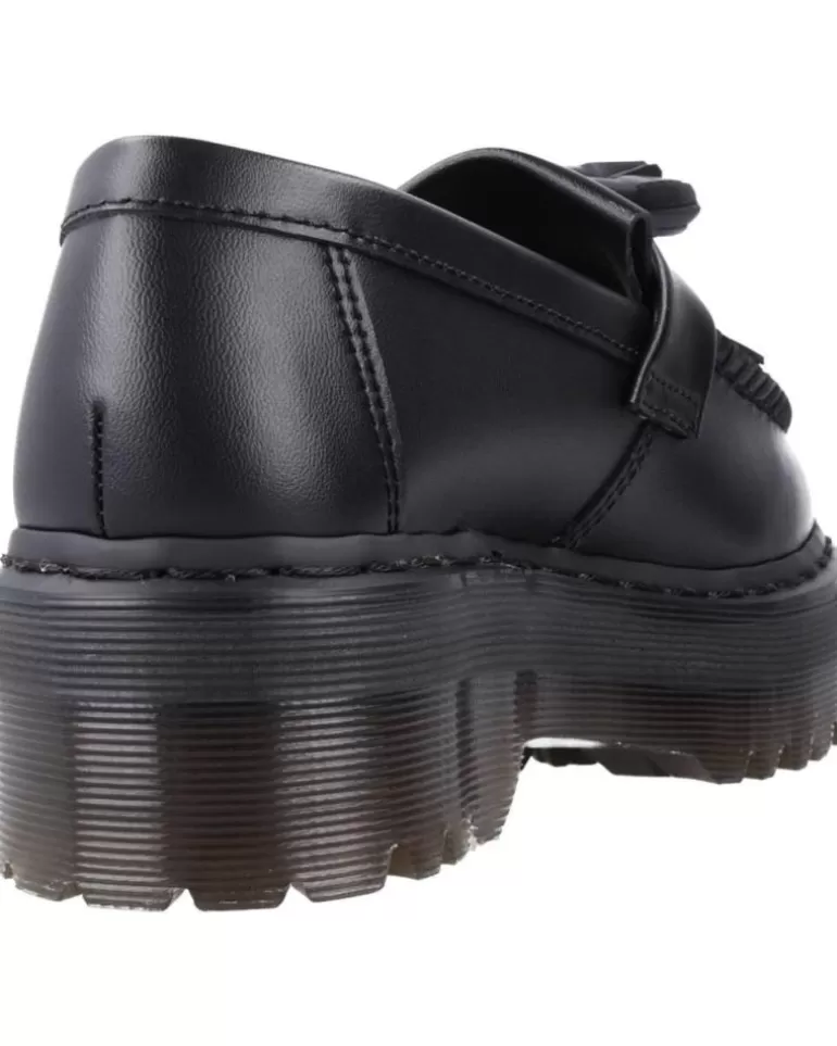 DR MARTENS Mocasines De Mujer V Adrian Quad Mono Negro Cheap