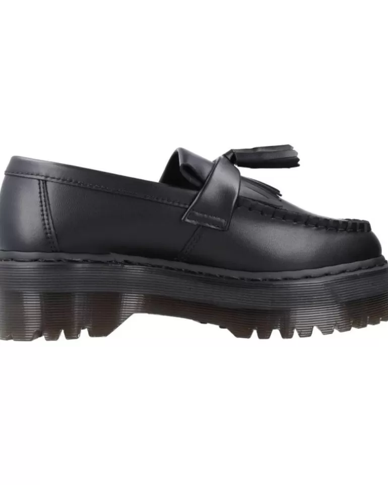 DR MARTENS Mocasines De Mujer V Adrian Quad Mono Negro Cheap