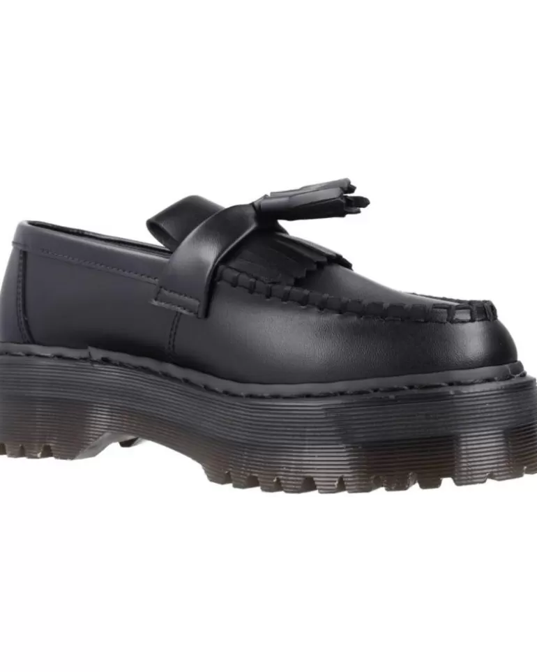 DR MARTENS Mocasines De Mujer V Adrian Quad Mono Negro Cheap