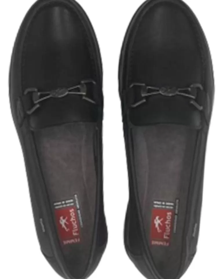 FLUCHOS Mocasines De Mujer Zapato F1836 Negro Mujer Sugar Negro Cheap