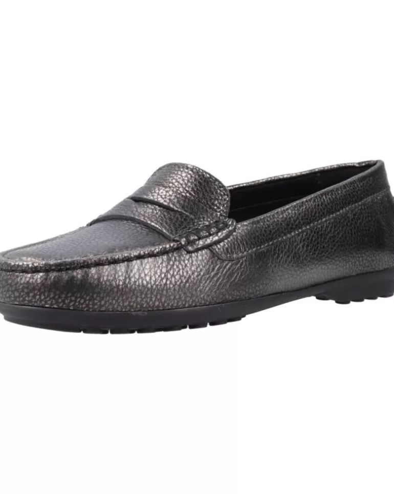 GEOX Mocasines De Mujer D Elidia Plata Fashion
