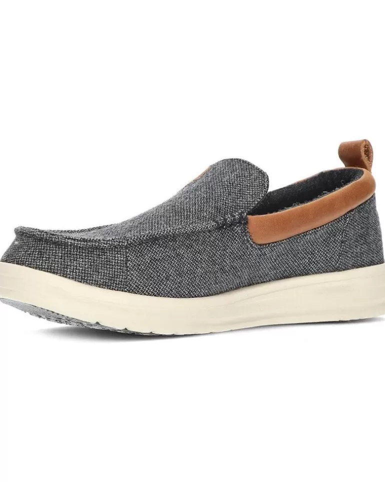 HEY DUDE Mocasines De Hombre Mocasines Dude Wally Grip Moc Wool Charcoal Discount