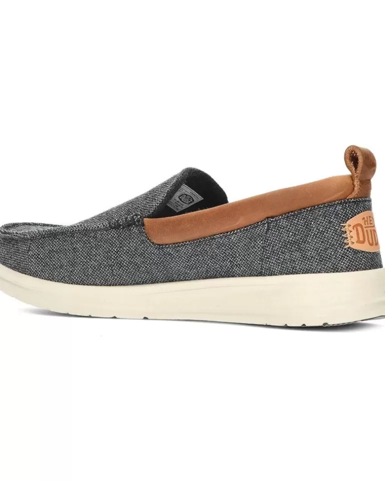 HEY DUDE Mocasines De Hombre Mocasines Dude Wally Grip Moc Wool Charcoal Discount