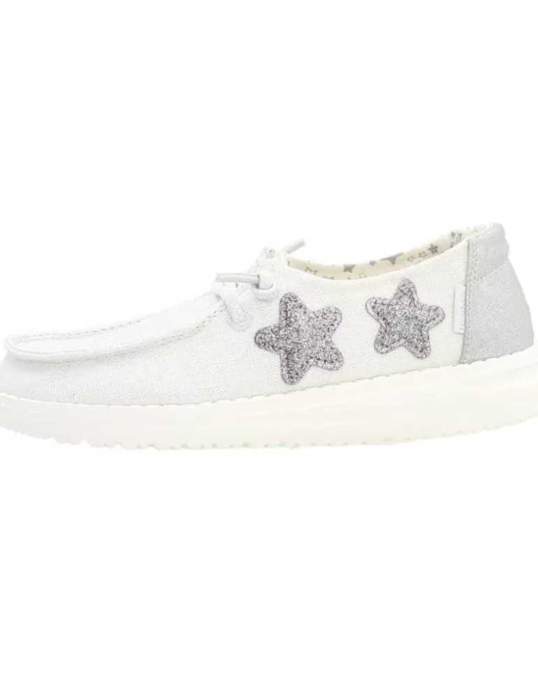 HEY DUDE Mocasines De Niña Y Niño Wendy Youth Gris Clearance