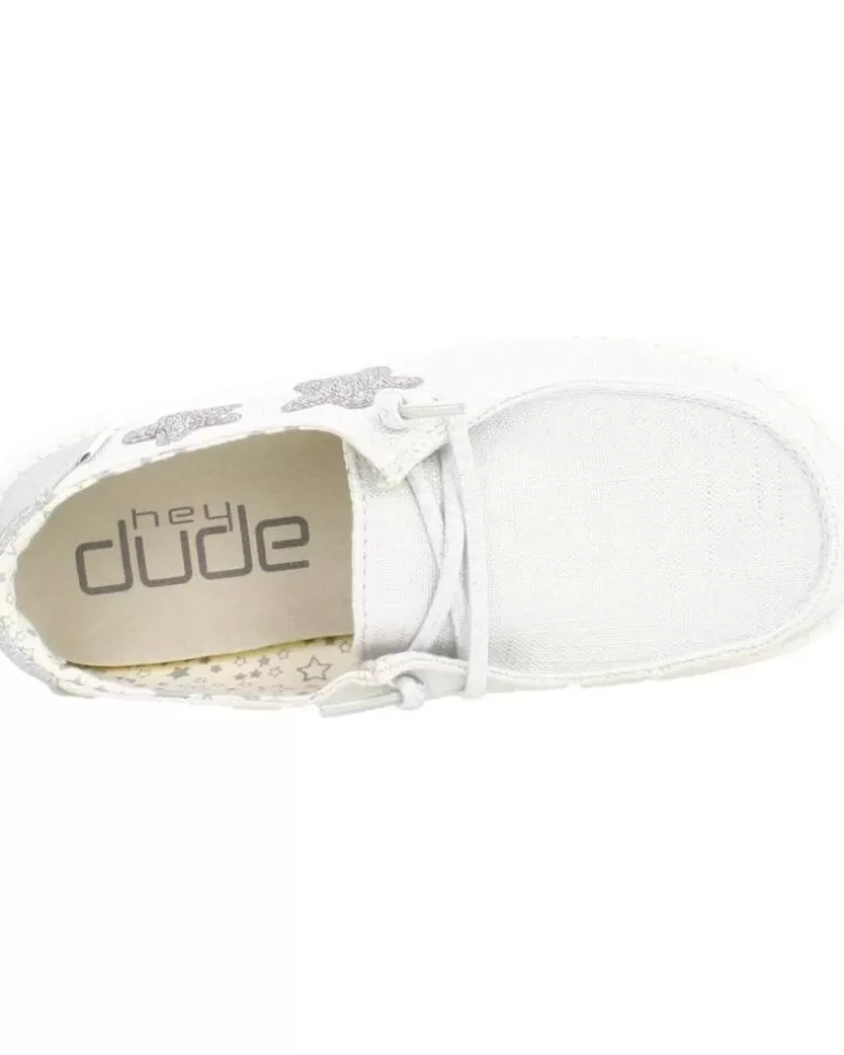 HEY DUDE Mocasines De Niña Y Niño Wendy Youth Gris Clearance
