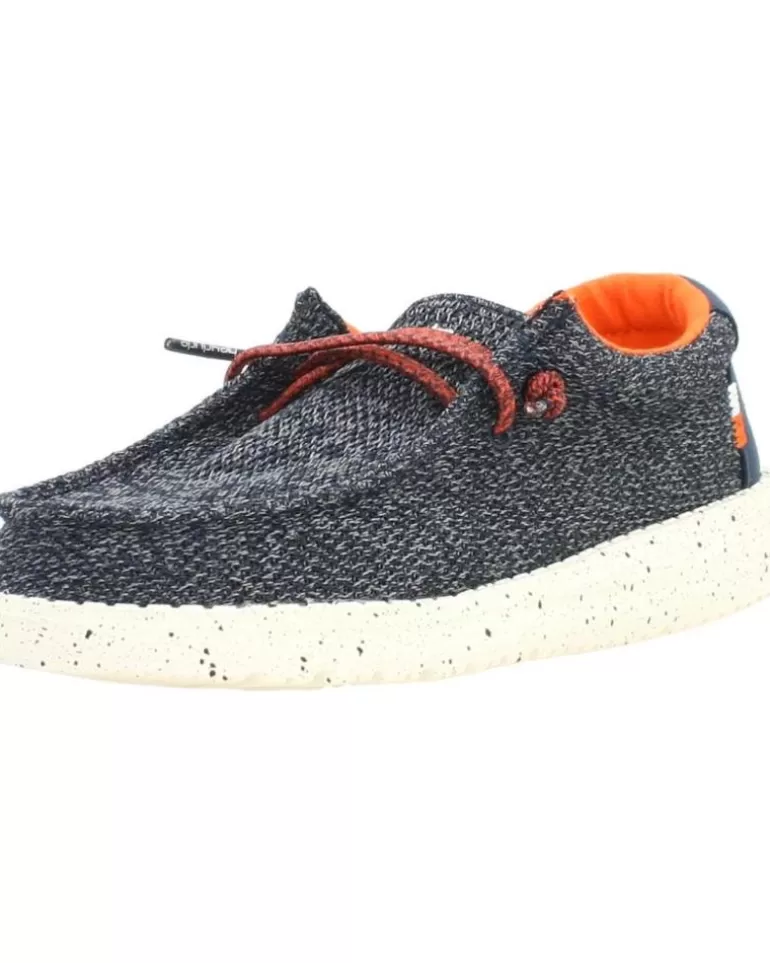 HEY DUDE Mocasines De Niño Wally Youth Azul Discount