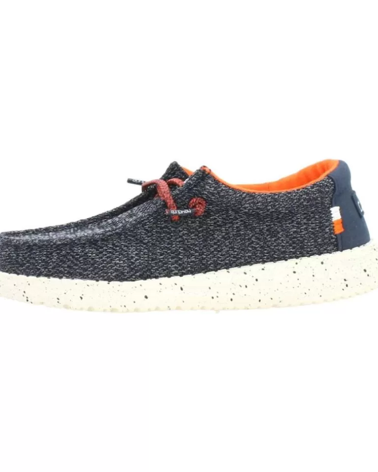 HEY DUDE Mocasines De Niño Wally Youth Azul Discount
