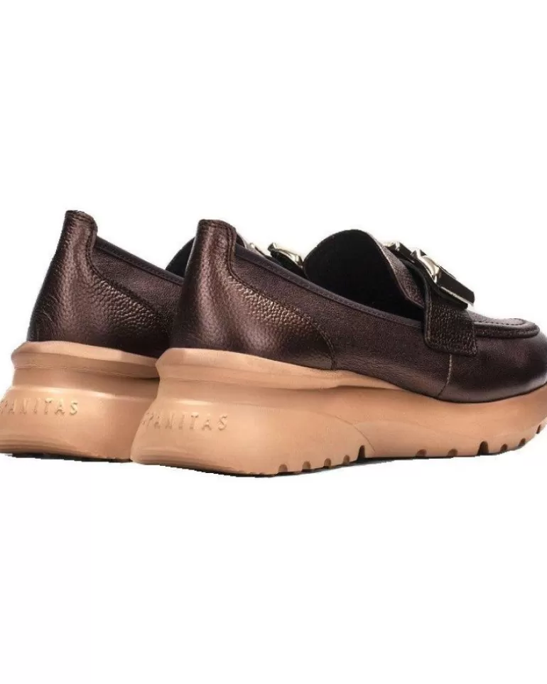 HISPANITAS Mocasines De Mujer Napa Str-I23 Hi233135 Marrn Marron Best Sale