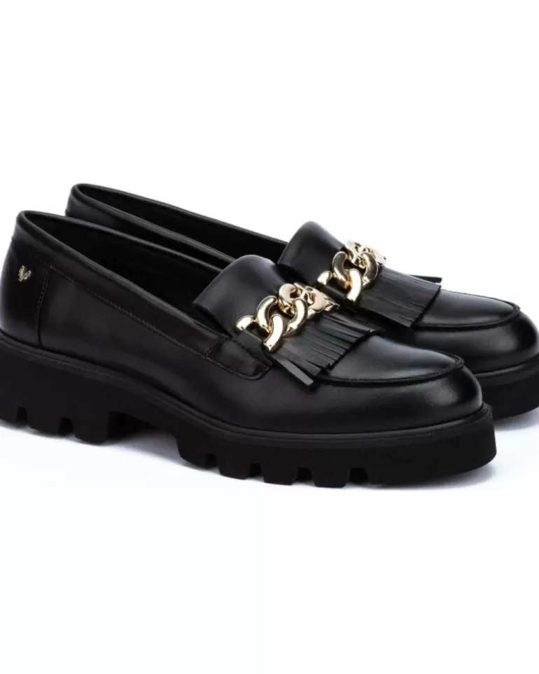 MARTINELLI Mocasines De Mujer Mocasin Para Mujer 1568-A665P1 Negro Fashion