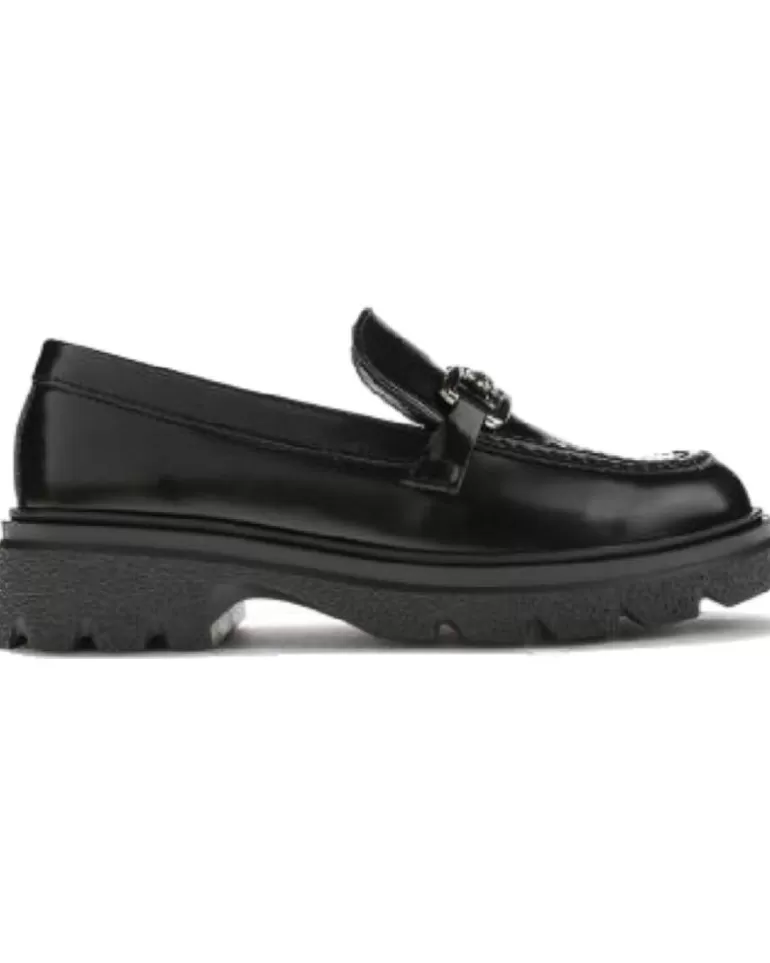 PABLOSKY Mocasines De Niña Mocasin Piel Eslabon Negro Clearance