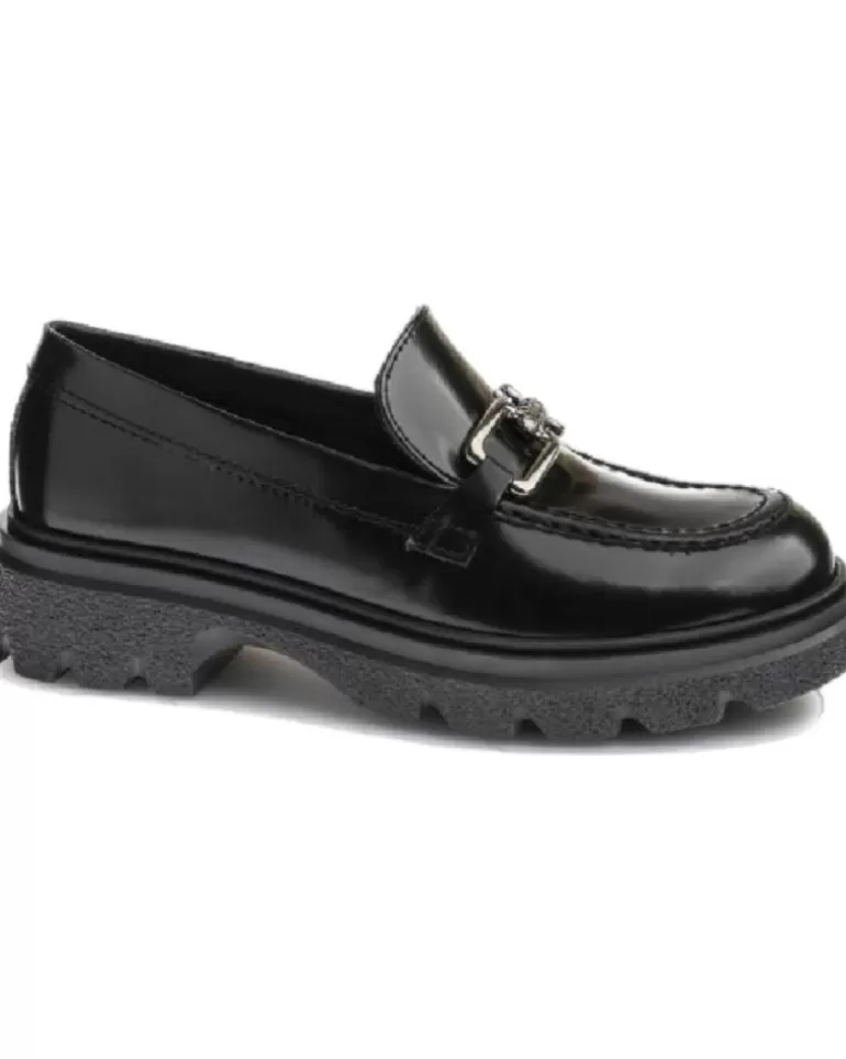 PABLOSKY Mocasines De Niña Mocasin Piel Eslabon Negro Clearance