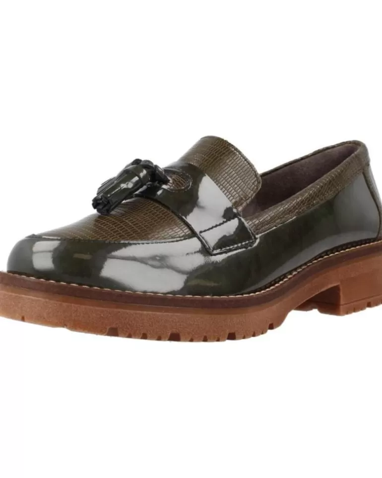 PITILLOS Mocasines De Mujer 5377P Verde Clearance