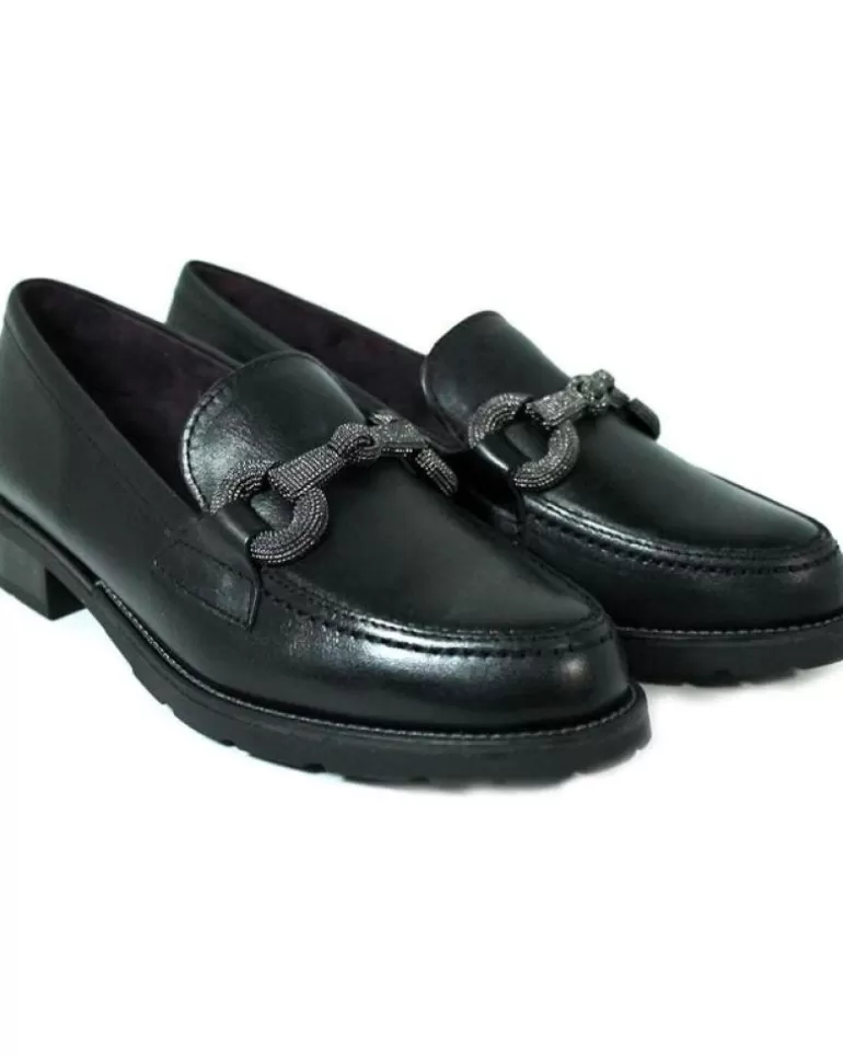 PITILLOS Mocasines De Mujer Mocasin Negro Hot
