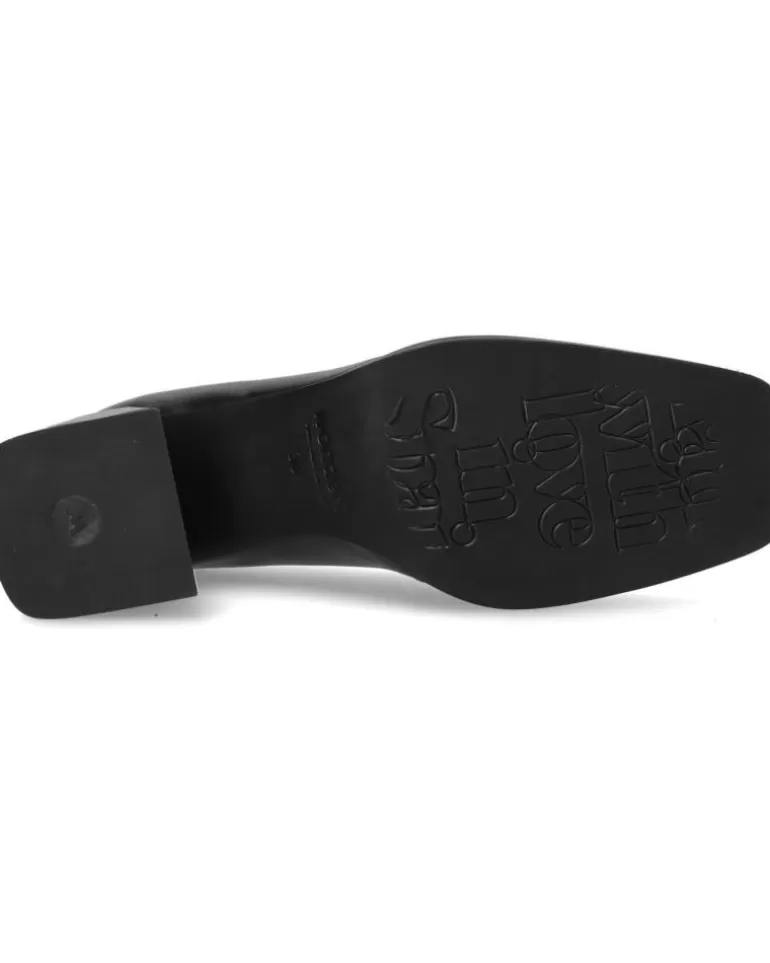 WONDERS Mocasines De Mujer Mocasin Negro-Cream Clearance