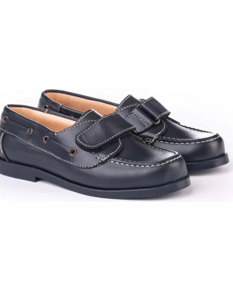 ANGELITOS Nauticos De Niña Nautico Piel 350 Marino Discount