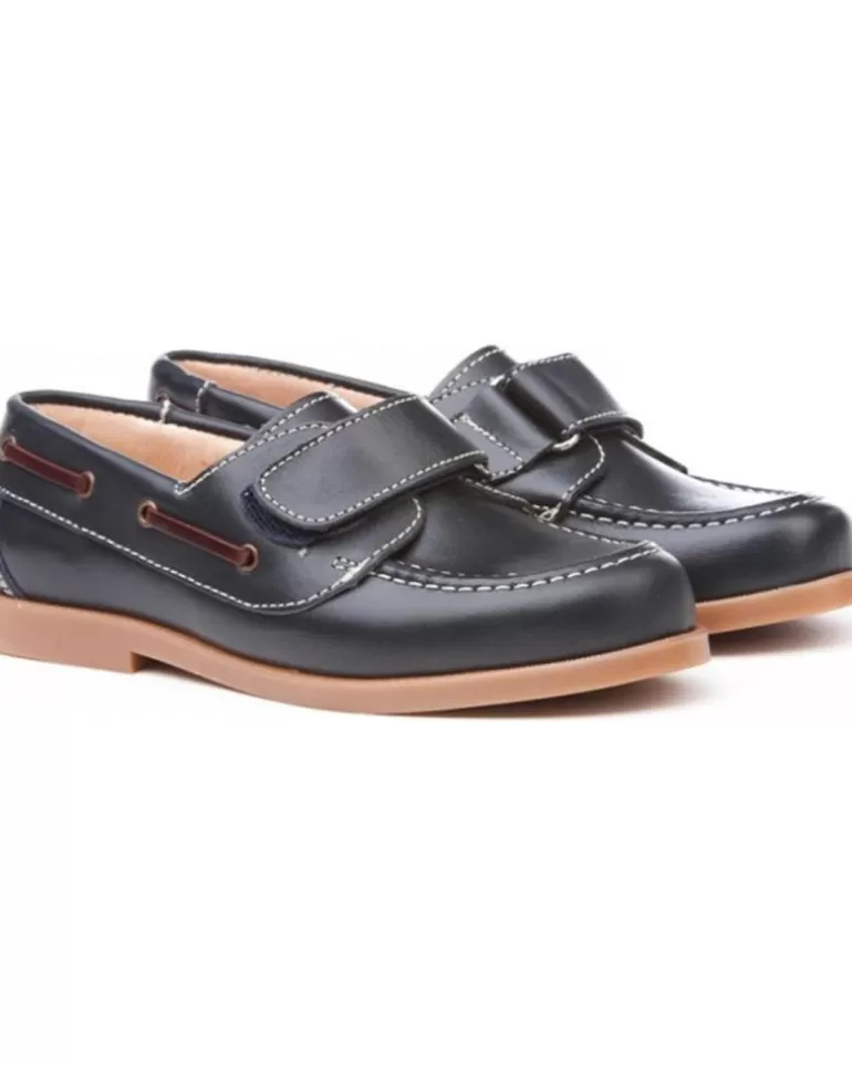 ANGELITOS Nauticos De Niño Nautico Piel 351 Marino Flash Sale