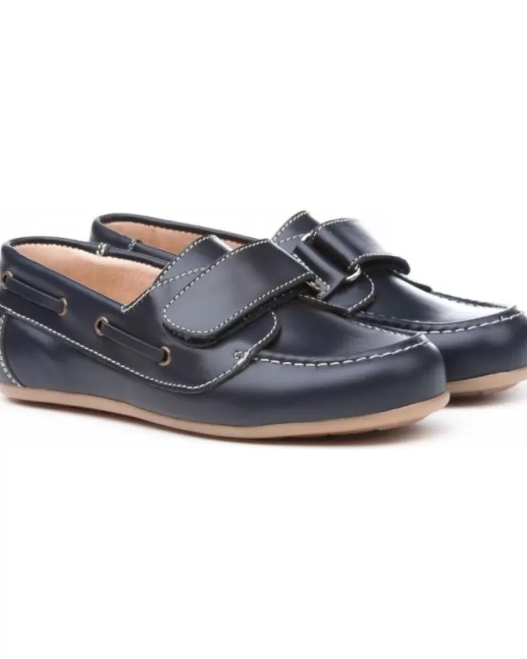 ANGELITOS Nauticos De Niño Nautico Piel 353 Marino Outlet