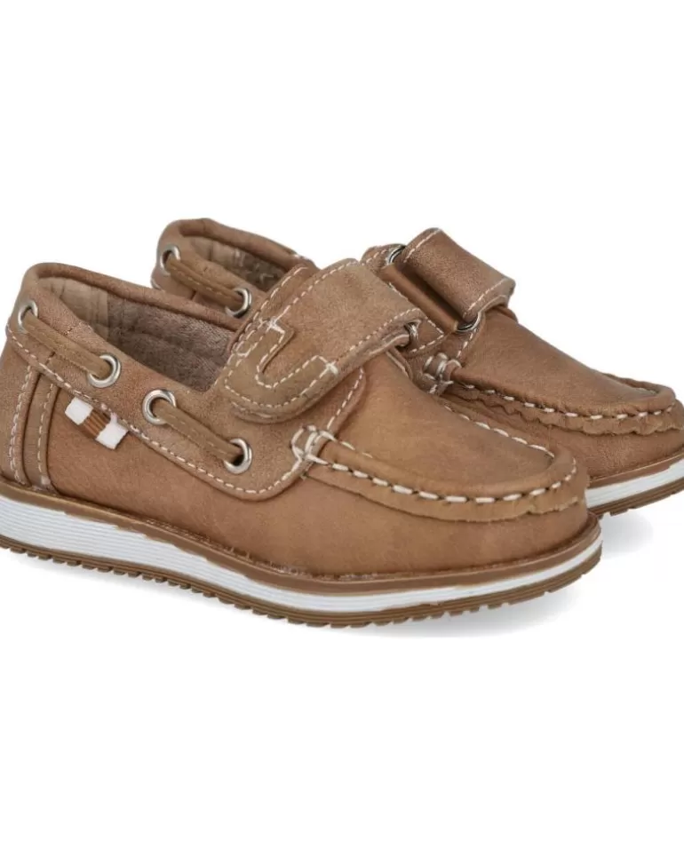 BUBBLE BOBBLE Nauticos De Niño 3-Ns599B Zapatos Nautico Velcro Camel Outlet