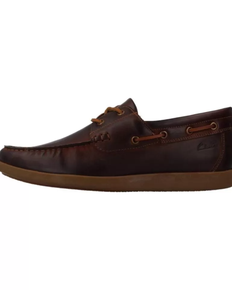 CLARKS Nauticos De Hombre Ferius Coast Marron New