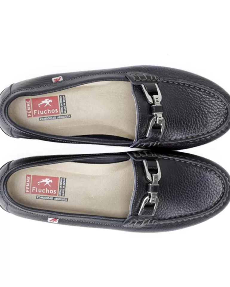 FLUCHOS Nauticos De Mujer Zapato F0804 Marino Mujer Floter Marino Cheap