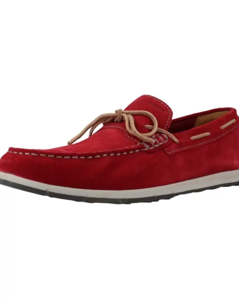 GEOX Nauticos De Hombre U Calarossa Rojo Fashion