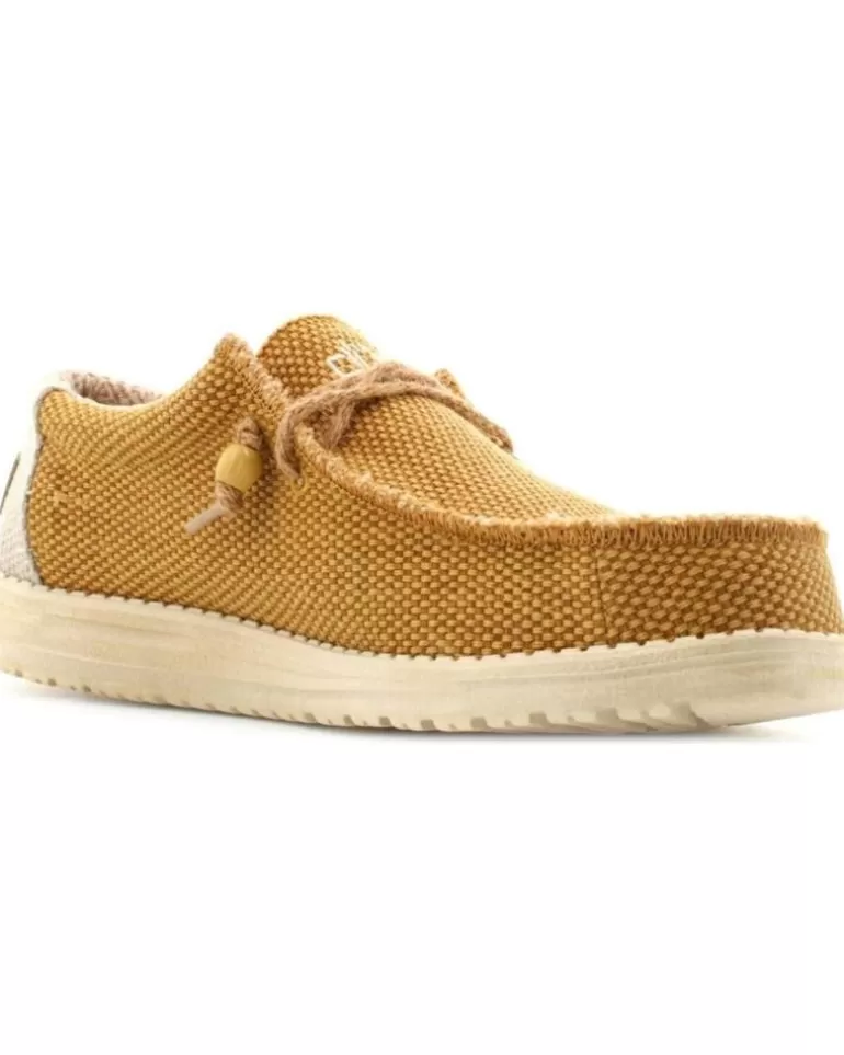 HEY DUDE Nauticos De Hombre Wally Braided Ocre Amarillo Shop