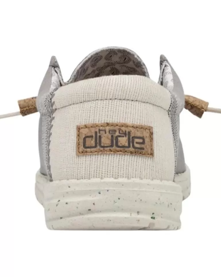 HEY DUDE Nauticos De Hombre Wally Linen Natural Beig Gris Sale