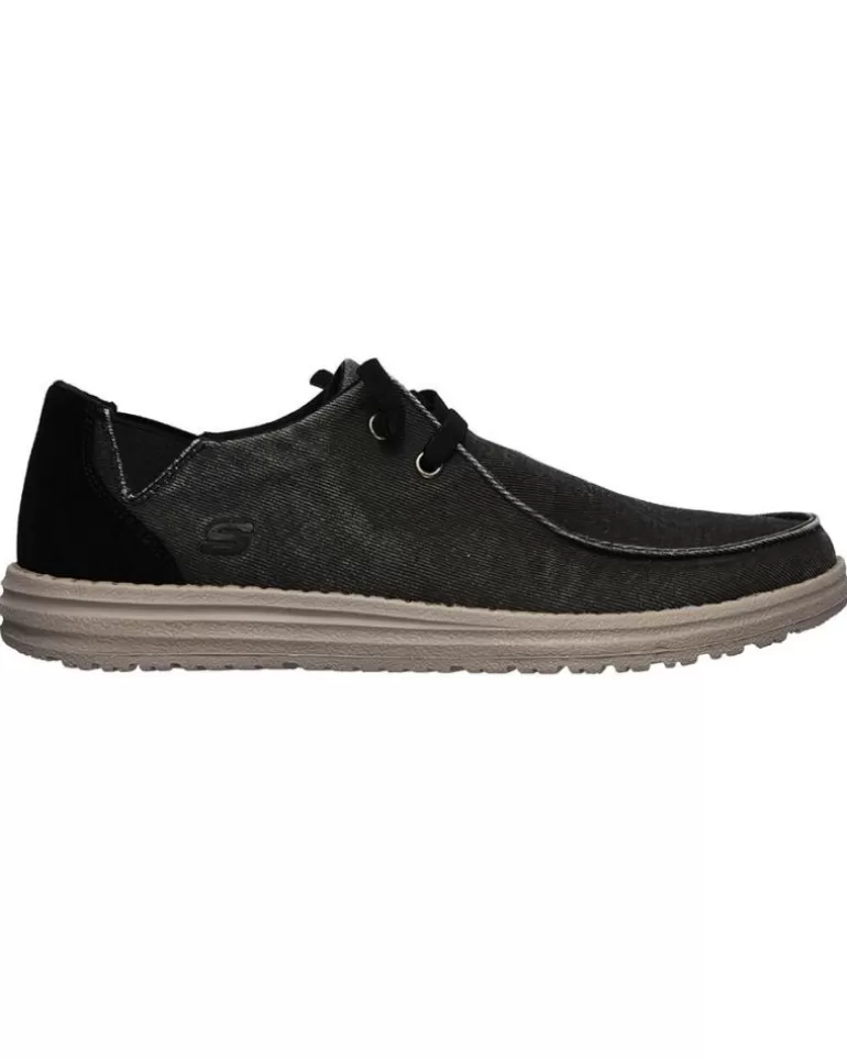 SKECHERS Nauticos De Hombre 66387-Blk Melson Raymon Black Sale