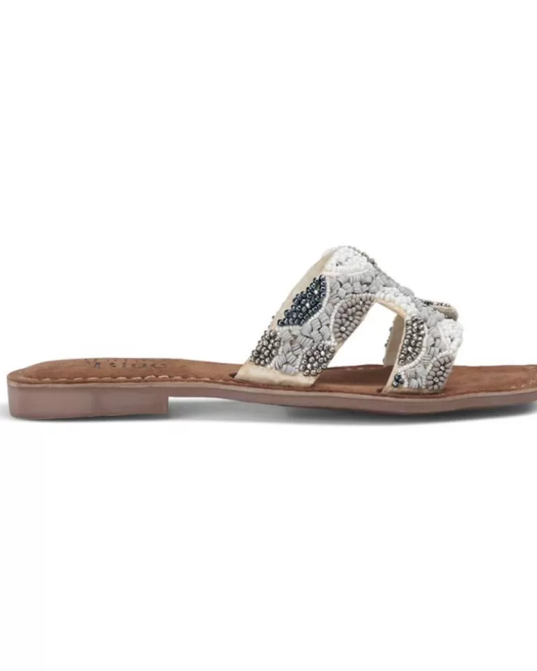 ALMA BLUE Sandalias De Mujer Sandalia Alma Blu Indi White Store
