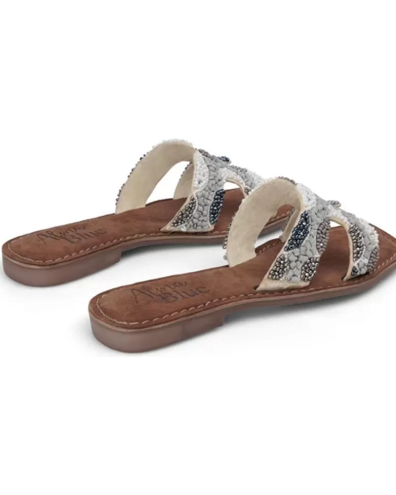 ALMA BLUE Sandalias De Mujer Sandalia Alma Blu Indi White Store