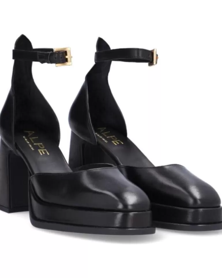 ALPE Sandalias De Mujer Idanna Sandalia Piel Negro Online