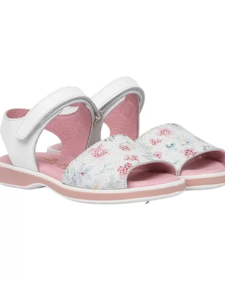 ANGELITOS Sandalias De Niña Sandalia Flor Ang578 Blanco Sale