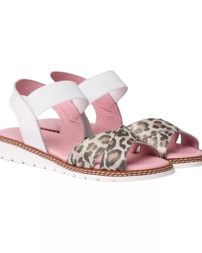 ANGELITOS Sandalias De Niña Sandalia H Ang626 Leopardo Discount