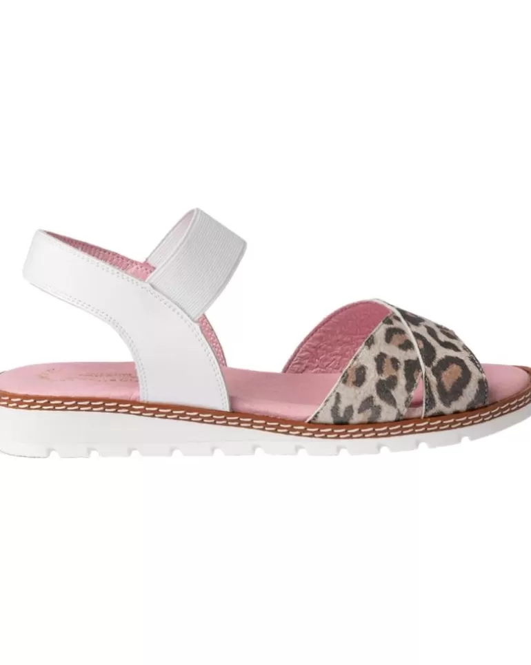 ANGELITOS Sandalias De Niña Sandalia H Ang626 Leopardo Discount