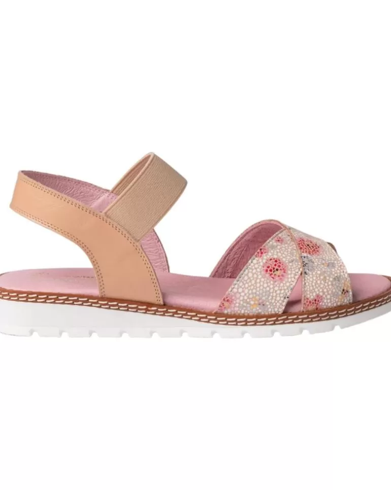 ANGELITOS Sandalias De Niña Sandalia H Flor Ang626 Nude Shop