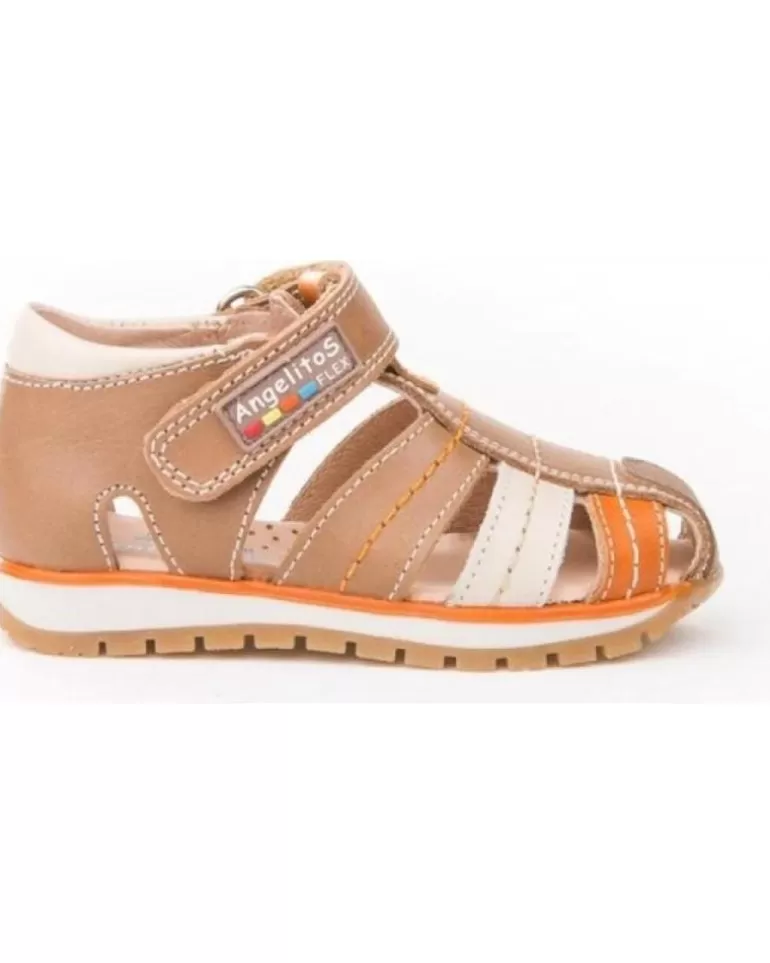 ANGELITOS Sandalias De Niño Sandalias 450 Sandalia Marron Cheap