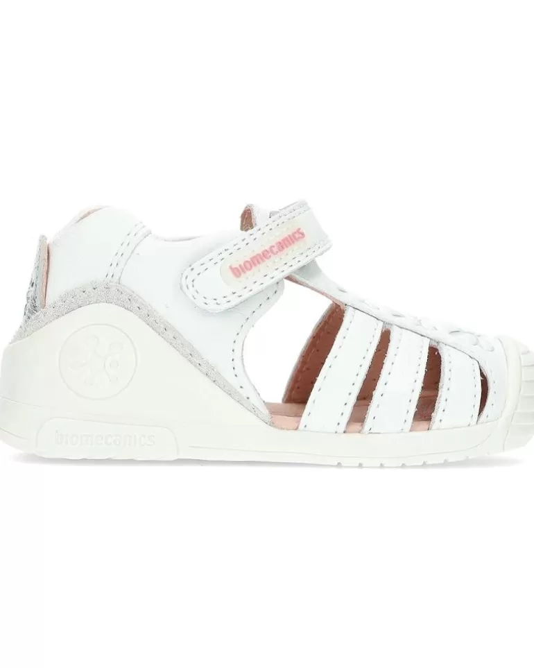 BIOMECANICS Sandalias De Niña 232101-B Blanco Discount