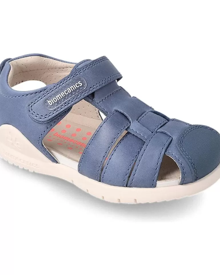 BIOMECANICS Sandalias De Niño Sandalias Piel 232257 Petrol Outlet