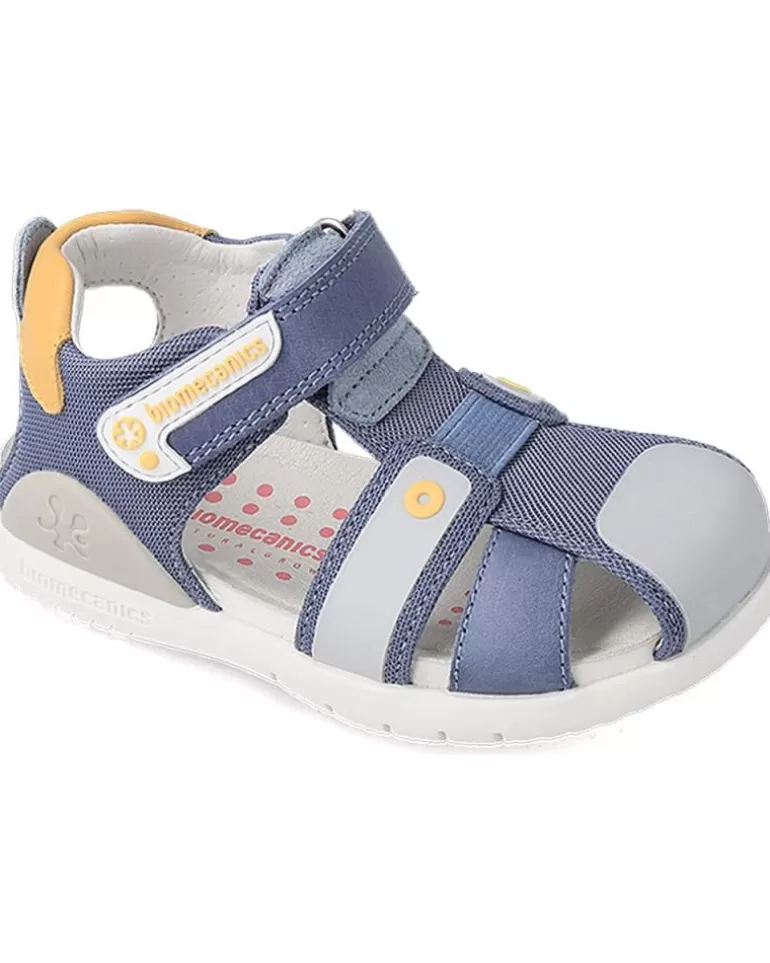 BIOMECANICS Sandalias De Niño Sandalias Piel 232260 Petrol Flash Sale
