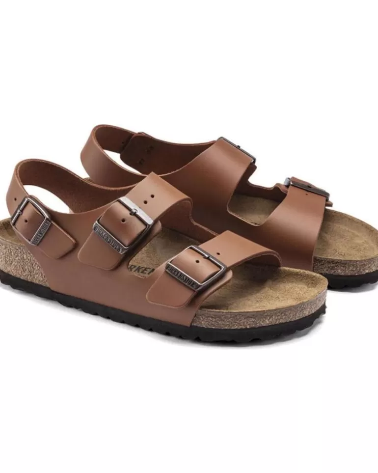 BIRKENSTOCK Sandalias De Hombre - Milano Brown Best Sale