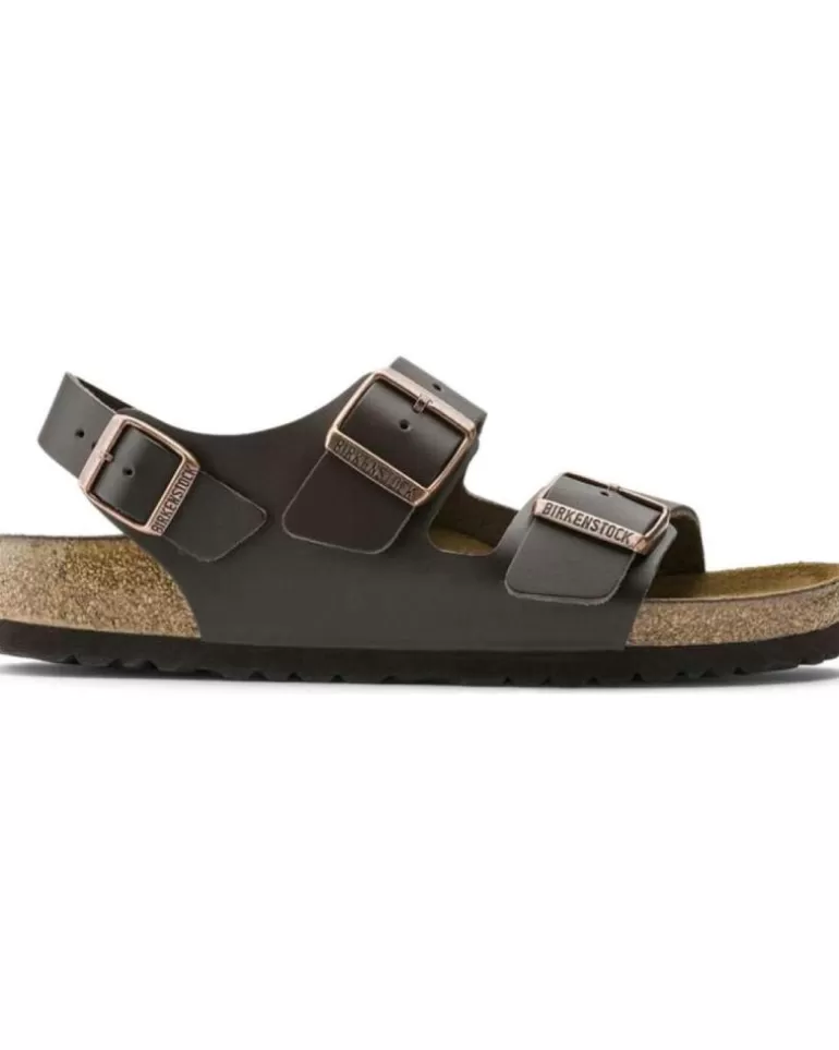 BIRKENSTOCK Sandalias De Hombre Milano 34101 Dark Brown Fashion