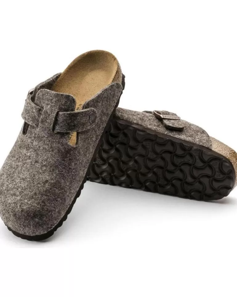 BIRKENSTOCK Sandalias De Mujer Zapatillas De Casa Boston Marron Marron Hot