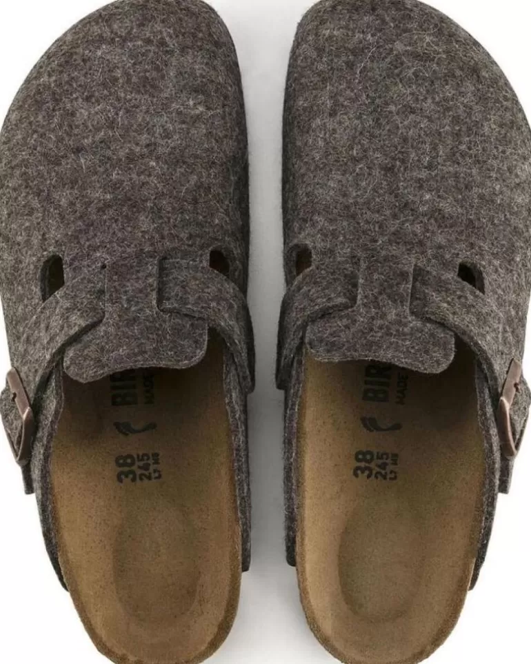 BIRKENSTOCK Sandalias De Mujer Zapatillas De Casa Boston Marron Marron Hot