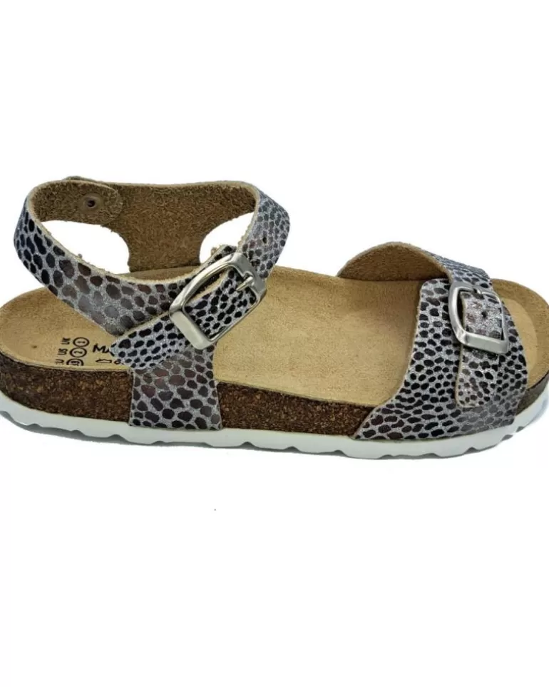 CALZADOMANIA Sandalias De Niña Sandalia Piel Plata Cheap