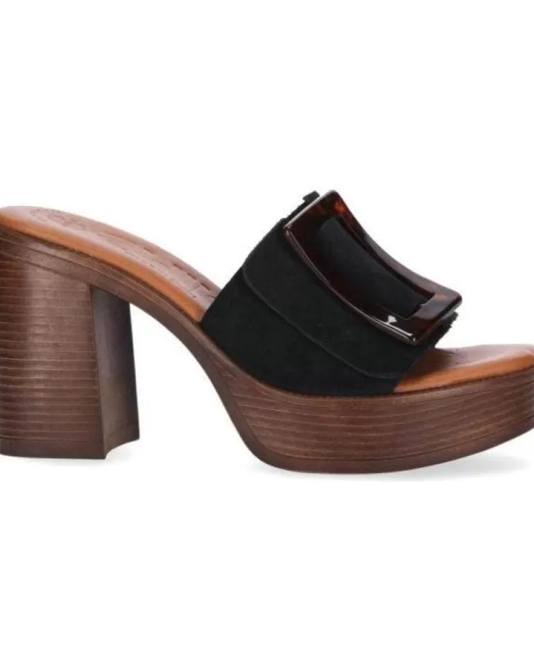 CHIKA10 Sandalias De Mujer Gotica Up 01 Negro-Black Sale