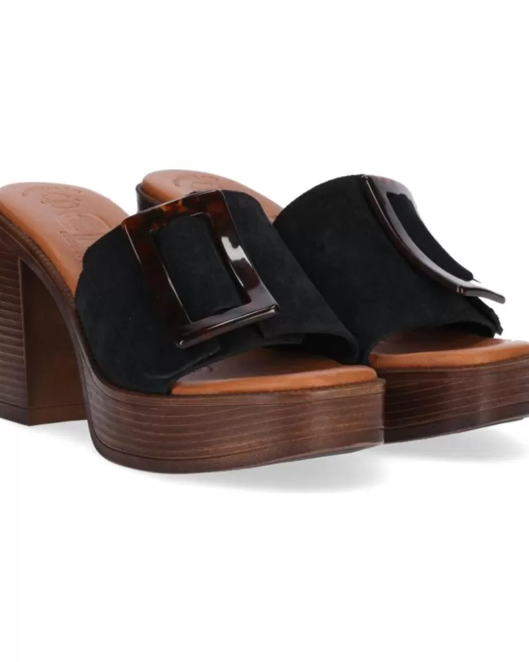 CHIKA10 Sandalias De Mujer Gotica Up 01 Negro-Black Sale