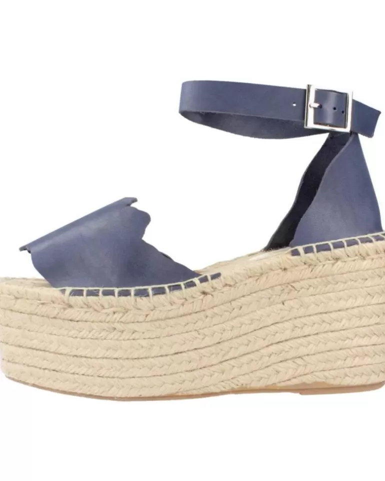 CLARA DURAN Sandalias De Mujer 635Cd Azul Outlet