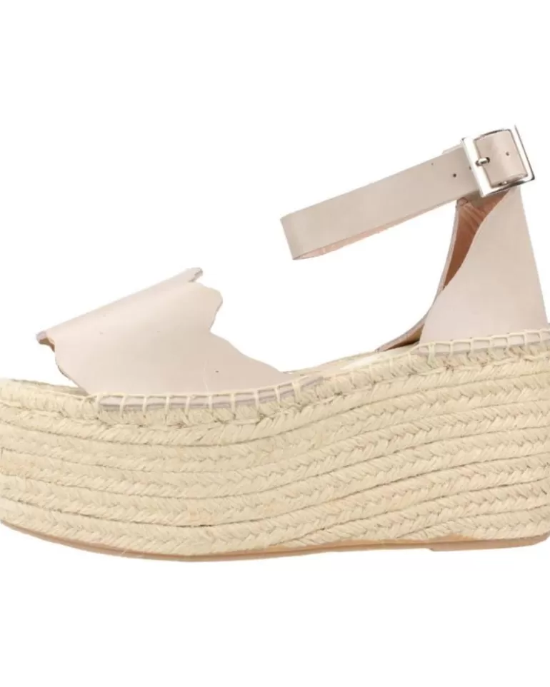 CLARA DURAN Sandalias De Mujer 635Cd Beis Flash Sale